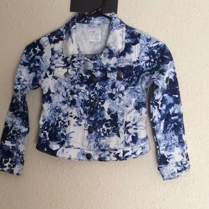 Very nice blue and white jeans looking jacket